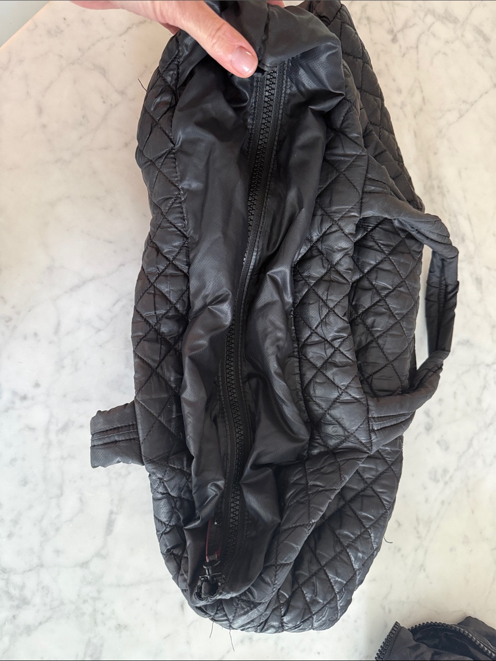 MZ Wallace large Black Quilted Tote - Picture 4 of 7